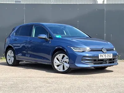 New VW Golf VIII Match 204 HP (150 kW) 2025 Blue Hatchback