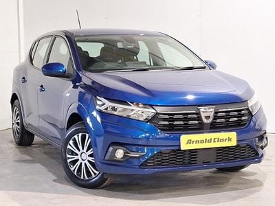 Begagnad Dacia Sandero Comfort 91 HK (66 kW) 2022 Blå Halvkombi