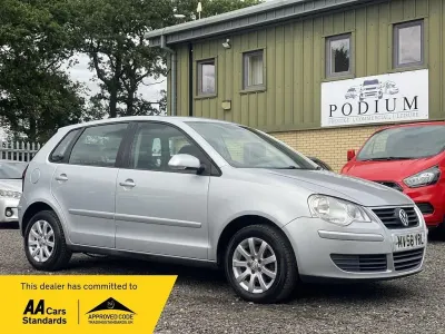 Used VW Polo SE 80 HP (58 kW) 2008 Silver Hatchback