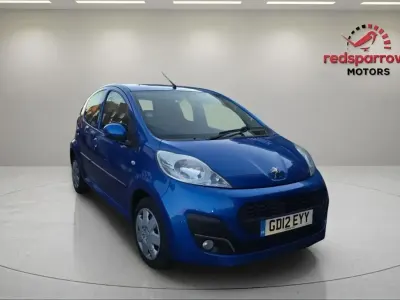 Second-hand Peugeot 107 Active 68 CP (50 kW) 2012 Albastru Hatchback