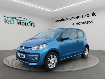 Używany VW up! high up! 75 KM (55 kW) 2018 Niebieski Hatchback