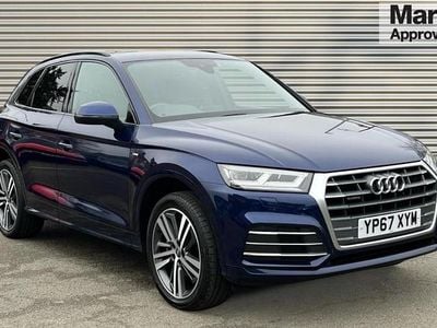 Used Audi Q5 S-Line 190 HP (139 kW) 2017 Blue SUV