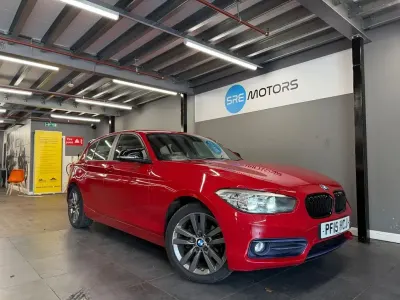 Used BMW 116 Sport Line 116 HP (85 kW) 2015 Red Hatchback