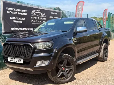 Used Ford Ranger Limited 200 HP (147 kW) 2016 Black Pickup