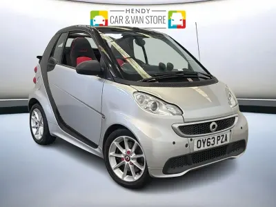 Used Smart ForTwo Cabrio Passion 71 HP (52 kW) 2013 Silver Cabriolet