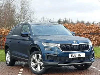 Used Skoda Kodiaq SE L 150 HP (110 kW) 2022 Blue SUV