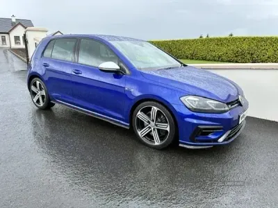 Used VW Golf VII R 300 HP (220 kW) 2019 Blue Hatchback