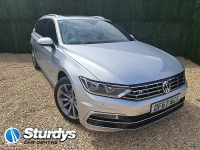 Used VW Passat R-line 150 HP (110 kW) 2018 Silver Estate