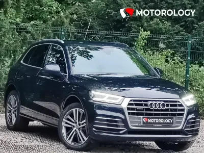 Used Audi Q5 S-Line 190 HP (139 kW) 2018 Blue SUV