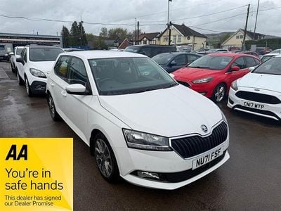 Used Skoda Fabia SE Drive 95 HP (69 kW) 2021 White Hatchback