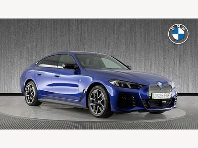 Blue Used 2025 BMW i4 Impressive Sedan | £41,999 (Fair price)