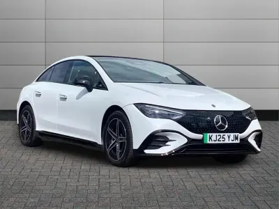 Used Mercedes EQE350 AMG line 214 kW (292 HP) 2025 White Sedan