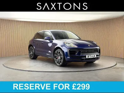 Used Porsche Macan 380 HP (279 kW) 2022 Gentian blue metallic SUV