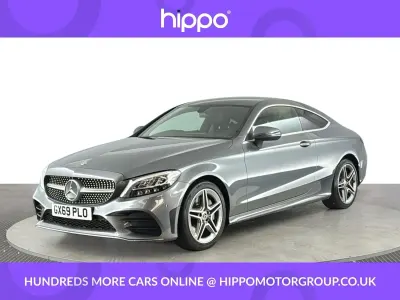 Second-hand Mercedes C300 AMG line 245 CP (180 kW) 2019 Gri Coupe