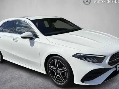 Used Mercedes A200 AMG line 163 HP (119 kW) 2025 White Hatchback