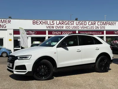 Used Audi Q3 Black Edition 180 HP (132 kW) 2017 White SUV