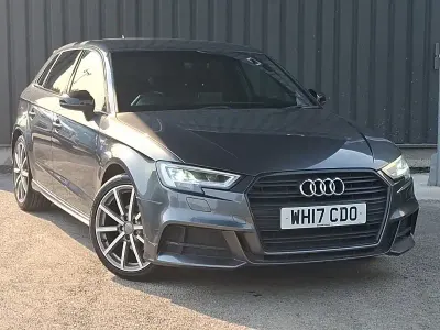 Used Audi A3 Black Edition 150 HP (110 kW) 2017 Grey Hatchback