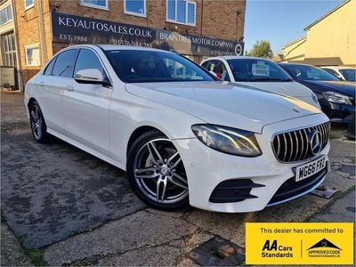 White Used 2016 Mercedes E220 AMG line Sedan | £14,495 (Fair price)