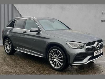 Selenite grey metallic Used 2021 Mercedes GLC300 AMG Line Premium SUV | £30,190 (Good price)