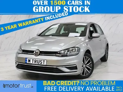 Used VW Golf VII SE 110 HP (80 kW) 2017 Silver Hatchback