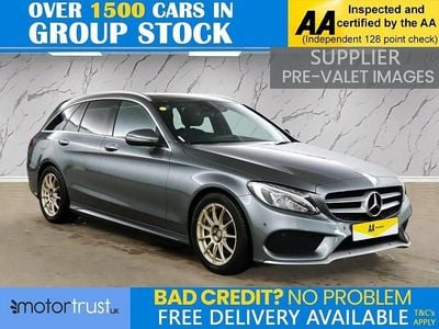 Begagnad Mercedes C220 AMG line 170 HK (125 kW) 2017 Grå Kombi
