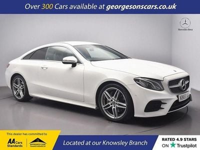 White Used 2018 Mercedes E220 AMG line Coupe | £17,950 (Fair price)