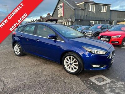 Used Ford Focus Titanium 125 HP (91 kW) 2016 Blue Hatchback