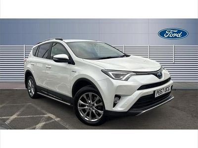 White Used 2017 Toyota RAV4 Hybrid SUV | £16,451 (Fair price)