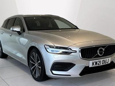 Silver Used 2021 Volvo V60 Momentum Estate | £17,875 (Good price)