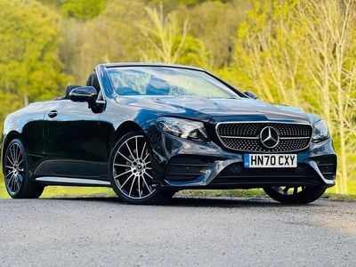 Begagnad Mercedes E220 AMG line 2020 Svart Cab
