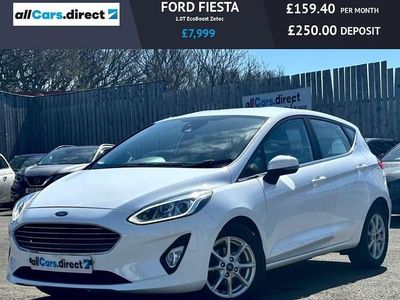 Used Ford Fiesta Zetec 100 HP (73 kW) 2018 White Hatchback