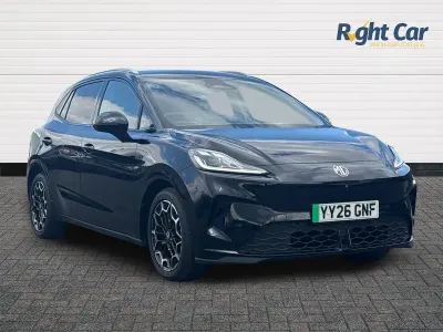 New MG MG4 EV 2026 Black Hatchback
