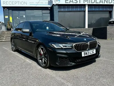 Used BMW M550 Comfort Edition 530 HP (389 kW) 2021 Black Sedan