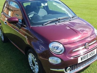 Used Fiat 500 Lounge 69 HP (50 kW) 2019 Red Hatchback