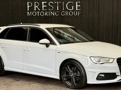 Używany Audi A3 S-Line 184 KM (135 kW) 2015 Biały Hatchback