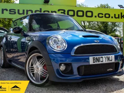 Begagnad Mini John Cooper Works Hatch 2013 Blå Halvkombi
