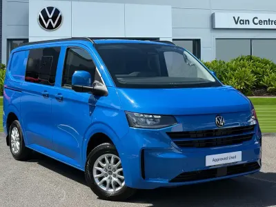 New VW T7 Pro 170 HP (125 kW) 2026 Blue Van