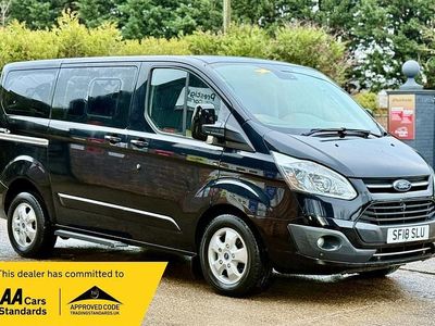 Black Used 2018 Ford Tourneo Custom Titanium Van | £10,990 (Super price)