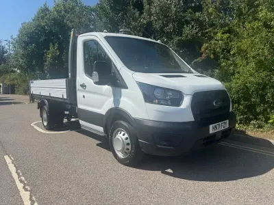 Used Ford Transit 130 HP (95 kW) 2021 White Cabriolet