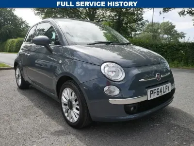 Begagnad Fiat 500C Lounge 85 HK (62 kW) 2015 Grå Cab
