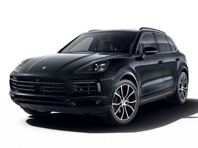 Jet black metallic Used 2022 Porsche Cayenne Platinum Edition SUV | £58,990