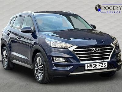 Blue Used 2018 Hyundai Tucson Premium SUV | £14,495 (Fair price)