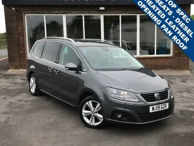 Usado Seat Alhambra Ecomotive 150 HP (110 kW) 2019 Cinzento Monovolume