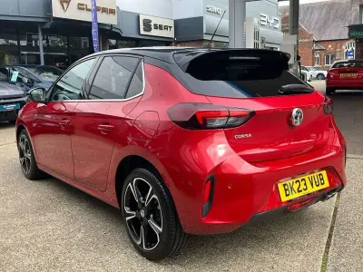 Used Vauxhall Corsa Ultimate 130 HP (95 kW) 2023 Red Hatchback