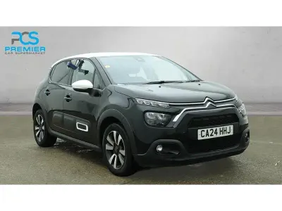 Used Citroën C3 PureTech 2024 Perla nera black metallic Hatchback