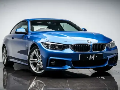 Used BMW 420 M Sport 190 HP (139 kW) 2017 Blue Coupe