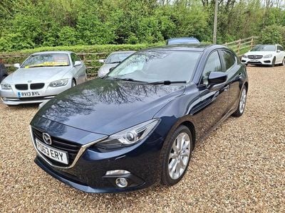 Begagnad Mazda 3 Inclusive 165 HK (121 kW) 2014 Blå Halvkombi