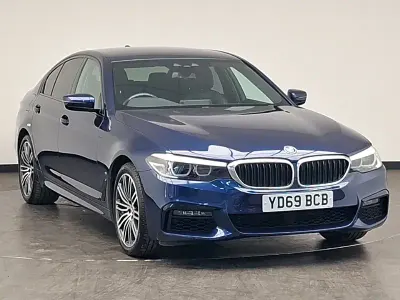 Used BMW 530e M Sport 252 HP (185 kW) 2020 Blue Sedan