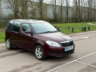 Used Skoda Roomster SE 105 HP (77 kW) 2013 Maroon MPV
