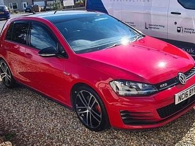 Used VW Golf VII GTD 2016 Red Hatchback